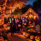 33ft 400 LED Orange Halloween Lights Outdoor for Decorations, alternate view 4