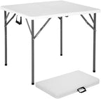 34" Folding Table | White | Portable Plastic Table