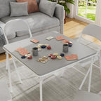 34'' Folding Table with Soft Padded Tabletop, Portable Multifunctional for Indoor/Outdoor, Home, Parties, alternate view 2