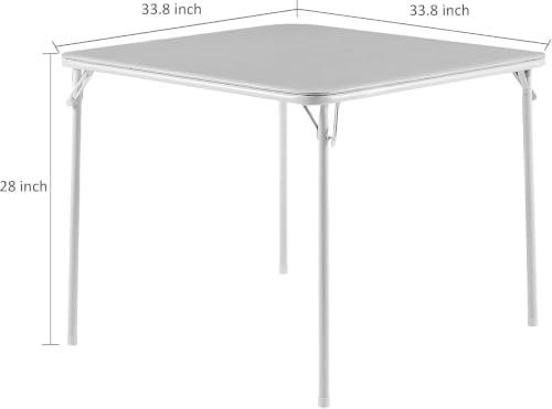 34'' Folding Table with Soft Padded Tabletop, Portable Multifunctional for Indoor/Outdoor, Home, Parties, alternate view 3