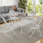 34'' Folding Table with Soft Padded Tabletop, Portable Multifunctional for Indoor/Outdoor, Home, Parties, alternate view 5