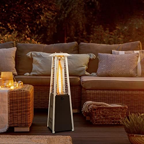 34" Pyramid Tabetop Propane Patio Heater, Bronze, alternate view 4