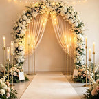 34in10PCS Gold 3-arm Candelabra Wedding Centerpieces for Tables in Gold, alternate view 7