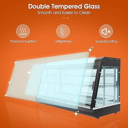 35" Countertop Food Warmer, w/3D Heating Warm for Food Pizza, alternate view 4
