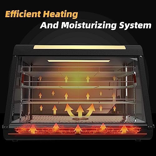 35" Countertop Food Warmer, w/3D Heating Warm for Food Pizza, alternate view 5