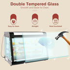 35" Food Display Warmer,3-Tier Countertop Warmers Display, Glass Showcase, alternate view 6