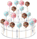 36 Holes Cake Pop Display Stand 3-Tier Clear Acrylic Lollipop Holder Cake Pop Stand for Displaying Candy