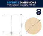36 in Wood Round Cocktail Table, alternate view 3