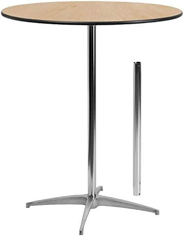 36 in Wood Round Cocktail Table, alternate view 5