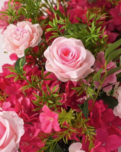 36 Inch Artificial Wedding Flower Row, Flower Runner Arrangement with Chiffon Sheer Drape, Blush Pink, Lavender, alternate
