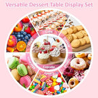 36 Pack Cupcake Stand, Dessert Table Display Set, Tiered Tray Stand in Cake Stand-36P, alternate view 7