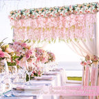 36 Pack Hanging Flowers - 3.6' Light Pink Artificial Vines for Decoration, alternate view 6
