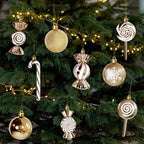 36 Pcs Christmas Ornaments, MOYEE Shatterproof Plastic Christmas Ornaments for Tree - Candy Cane Christmas, alternate view 2