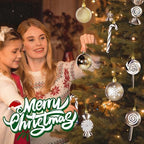 36 Pcs Christmas Ornaments, MOYEE Shatterproof Plastic Christmas Ornaments for Tree - Candy Cane Christmas, alternate view 3