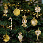 36 Pcs Christmas Ornaments, MOYEE Shatterproof Plastic Christmas Ornaments for Tree - Candy Cane Christmas, alternate view 2