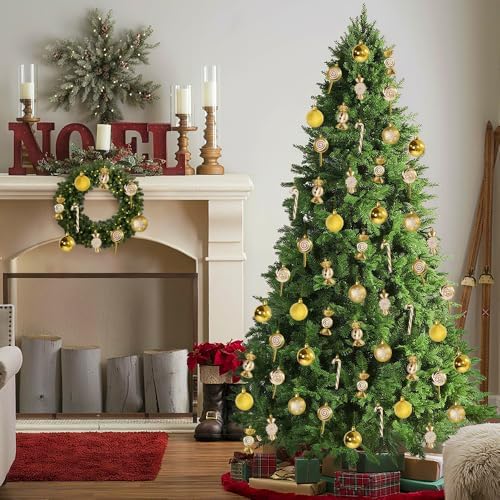 36 Pcs Christmas Ornaments, MOYEE Shatterproof Plastic Christmas Ornaments for Tree - Candy Cane Christmas, alternate view 3