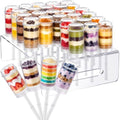 36 Pcs Push Cake Pop Containers and 1 Pcs 30 Hole Cake Pop Stand in 30 Hole