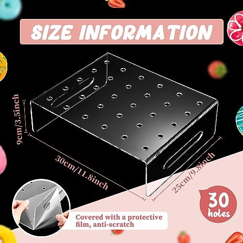 36 Pcs Push Cake Pop Containers and 1 Pcs 30 Hole Cake Pop Stand in 30 Hole, alternate view 3