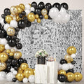 36 Pcs Silver Shimmer Wall Backdrop Panels for Birthday Party Decorations