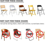 36 Pcs White Folding Chair Covers Spandex Stretch Slipcover, alternate view 5