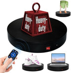 360 Rotating Platform,13.8Inch/35cm Remote Motorized Turntable,400lbs Capacity Motorized Rotating Display Stand