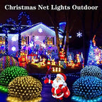 360LED Net Lights Outdoor, 21ft x 5ft Christmas Net Lights Connectable 8 Lighting Modes, Waterproof Bush, alternate view 5