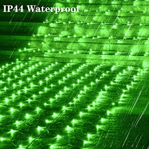 360LED Net Lights Outdoor, 21ft x 5ft Christmas Net Lights Connectable 8 Lighting Modes, Waterproof Bush, alternate view 6