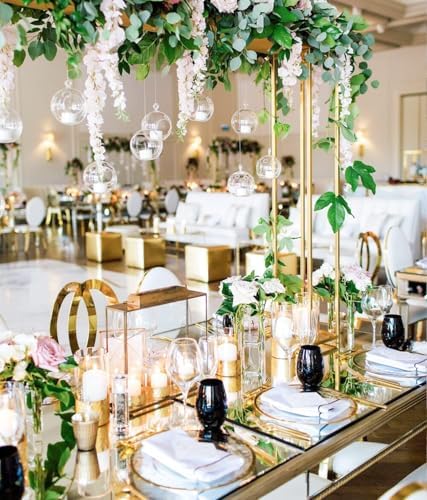 36Pcs Artificial Wisteria Flowers 3.6 Feet/Piece White Dense Artificial Fake Wisteria Vine Ratta Hanging Garland, alternate
