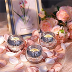 36pcs Silver Votive Candle Holders - Elegant Mercury Glass Tea Light Candle Holder Set for Weddings, Holiday, alternate view