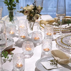 36Pcs Votive Candle Holders, Clear Tea Light Holders for Wedding in Clear, alternate view 3