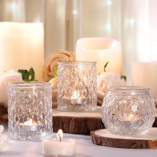 36Pcs Votive Candle Holders, Clear Tea Light Holders for Wedding in Clear, alternate view 4