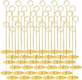 36PK Table Number Holders Place Card Holders 12 Inch Table Card Holders Steel Card Holders for Photos, Food