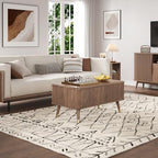 38" Lift Top Coffee Table with Storage for Living Room, Walnut, alternate view 6