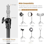 380F Heavy Duty Light Stand 150in/12.6' Light Stand Spring Cushioned, alternate view 5