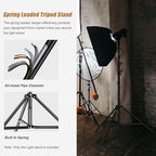 380F Heavy Duty Light Stand 150in/12.6' Light Stand Spring Cushioned, alternate view 6