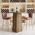 39.37" H Round Bar Table