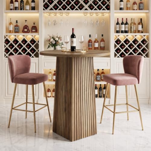 39.37" H Round Bar Table