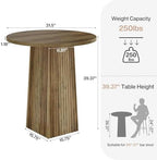 39.37" H Round Bar Table, alternate view 2