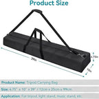 39" Long Tripod Carrying Bag for Speaker Light Mic/Microphone Stands, alternate view 2