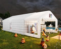 39 x 20 x 14 FT White Inflatable Nightclub Tent with Gazebo in 39 x 20 x 14 FT