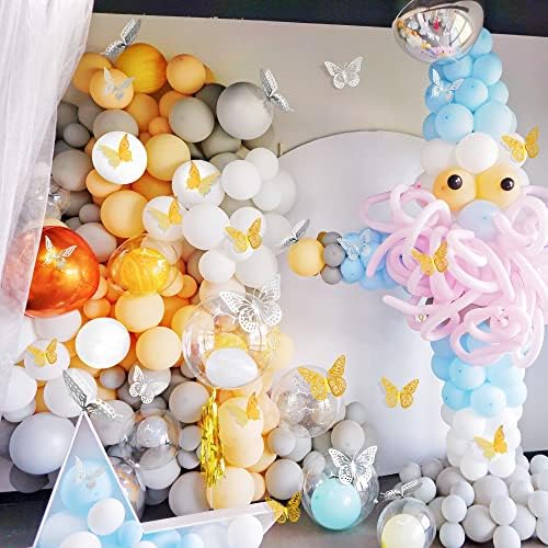 3D Butterfly Wall Decor 48 Pcs 4 Styles 3 Sizes, Butterfly Birthday Decorations Party Decorations Cake, alternate view 5