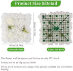 3D Flower Wall Backdrop 12 Pcs 15×15 Inch White Dahlia in 15×15 Inch, alternate view 3