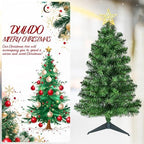 3FT Premium Hinged Artificial Holiday Small Mini Christmas Tree for Tabletop, Home, Office, Indoor and Outdoor, alternate