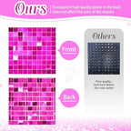 3FTx4FT Sequin Wall Backdrop Hot Pink Shimmer Wall Backdrop Panels Shiny Party Background for Anniversary Disco, alternate