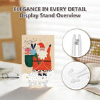 3inch Clear Plastic Easels or Stand/Plate Holders to Display Pictures or Other Items at Weddings, Home, alternate view 3