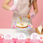 3Pcs 13 x 10 Inch Valentine's Day Serving Trays Candy Conversation Heart Platter Sweet Love Serving Dishes for, alternate