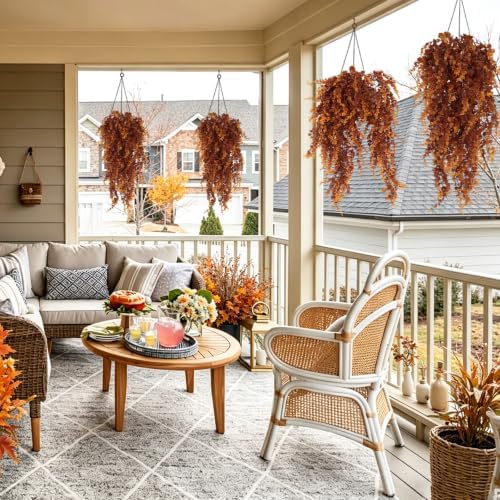 3Pcs 31.5" Artificial Monkey Hanging Plants Fake Hanging Vine Plant, alternate view 4