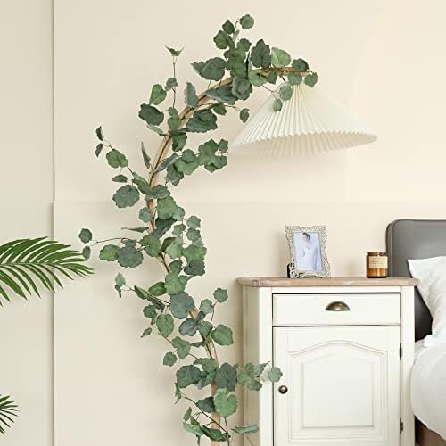 3Pcs Artificial Begonia Leaves Vine, Fake Hanging Ivy Garland, alternate view 2