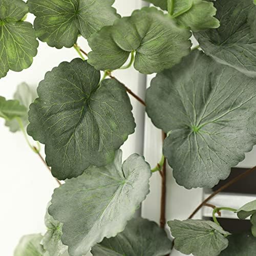 3Pcs Artificial Begonia Leaves Vine, Fake Hanging Ivy Garland, alternate view 7