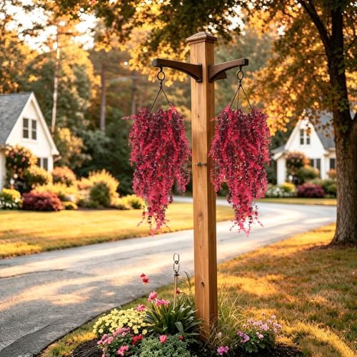 3Pcs Artificial Fall Hanging Monkey Plants Faux Draping Greenery, alternate view 5